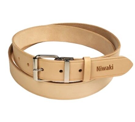 Tan leather belt