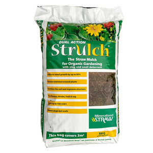 Strulch mineralised straw mulch